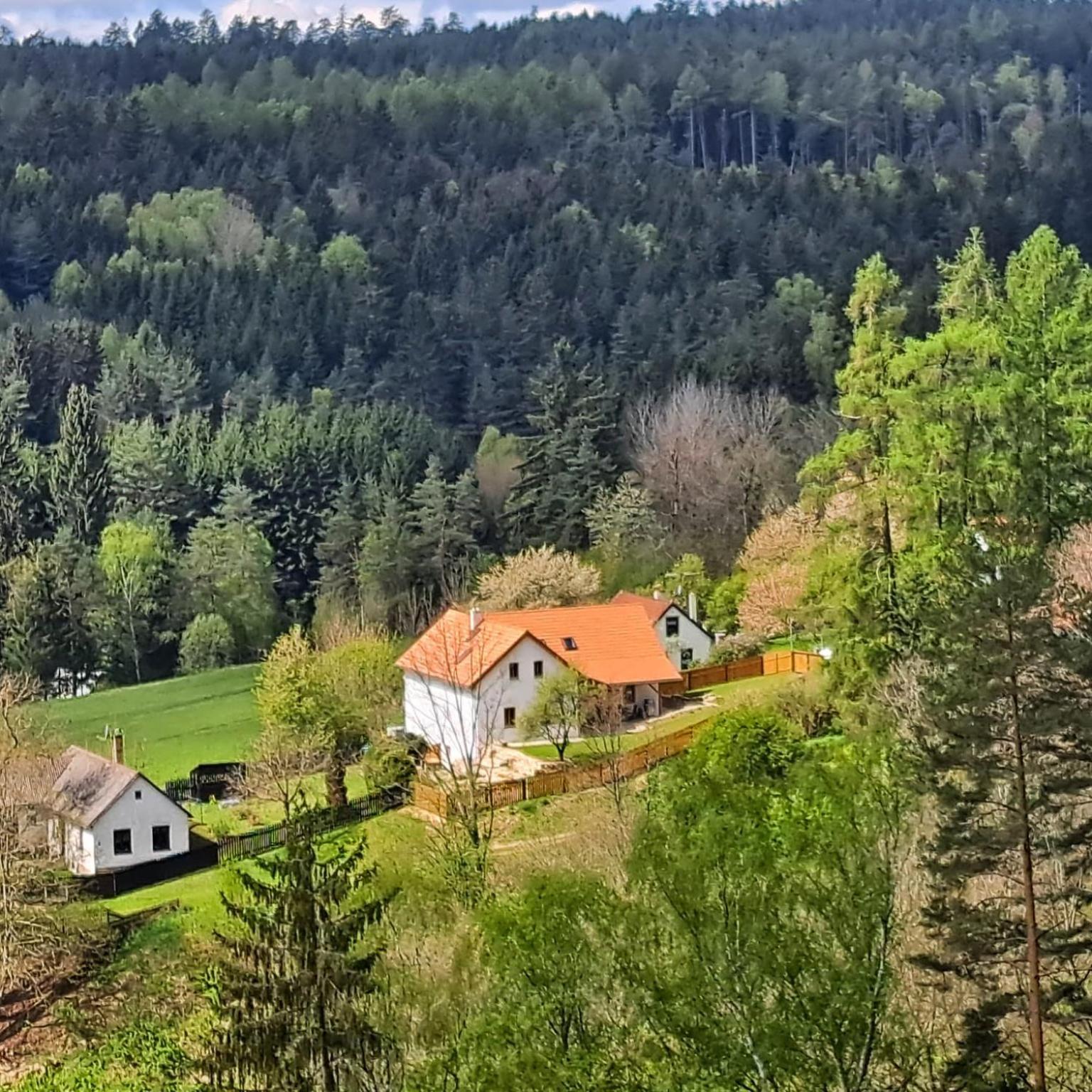 斯拉沃尼采Podhradi Landstejn别墅 外观 照片